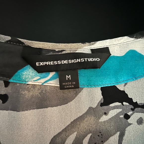 Chiffon 3/4 length blouse - Picture 3 of 3